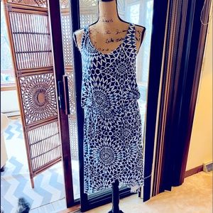 Gap Blue & White Tank Dress, Size L